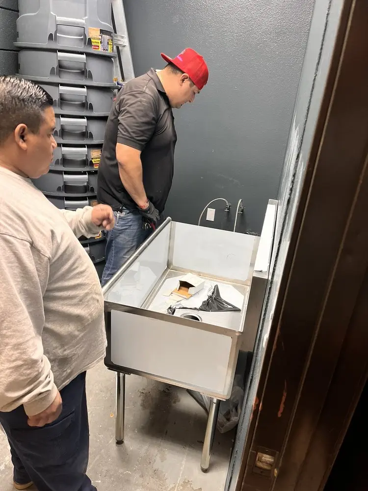 Commercial plumbing and sink installation in Hubbard Heights